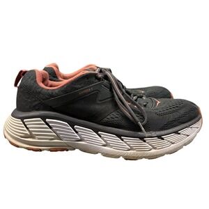 Hoka One One Gaviota 2 Running Shoes Women's 8 Black Coral Stability Cushioned